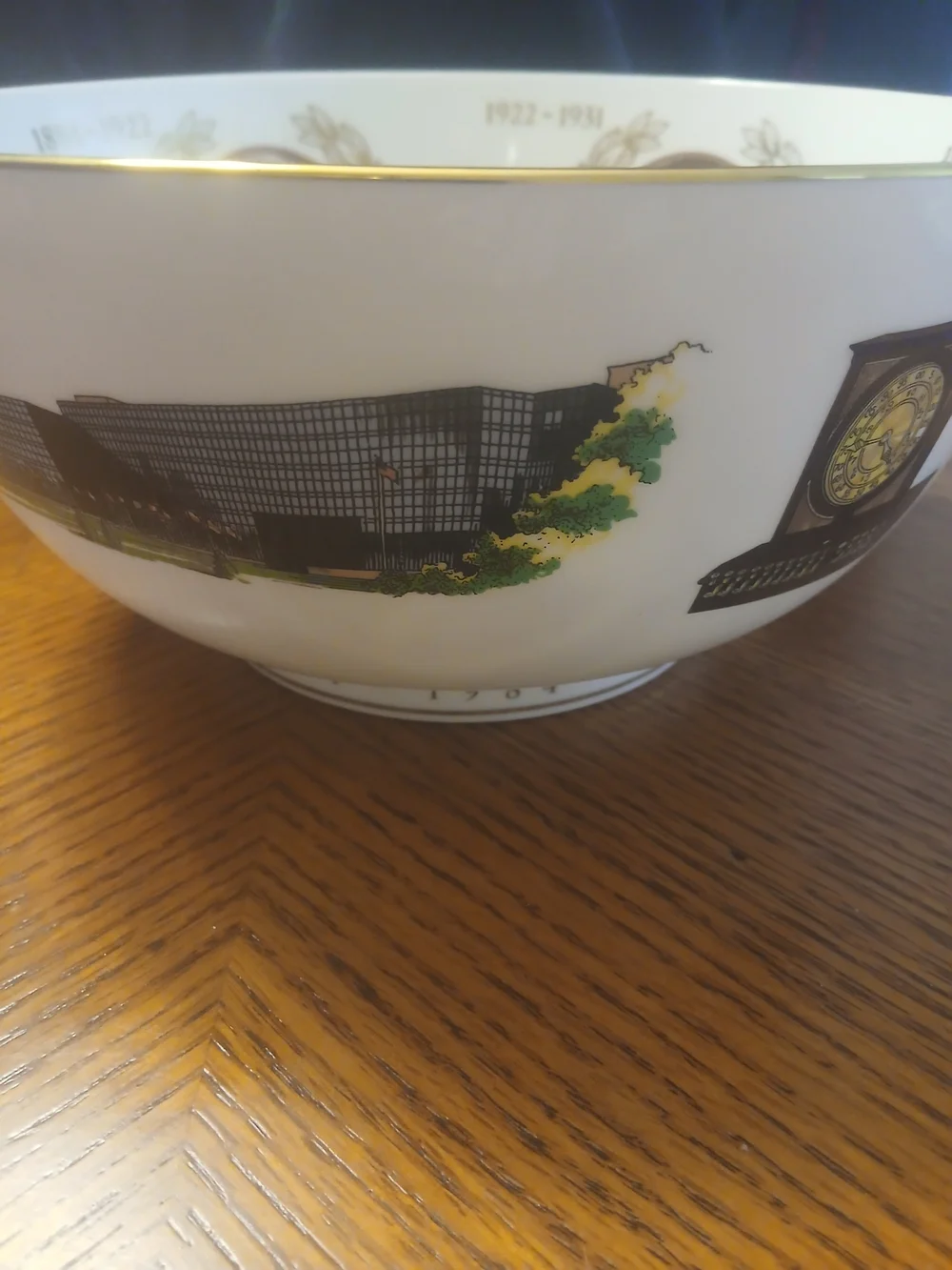 Wedgwood National Cash Register Bowl. Bone China, Limited Edition.